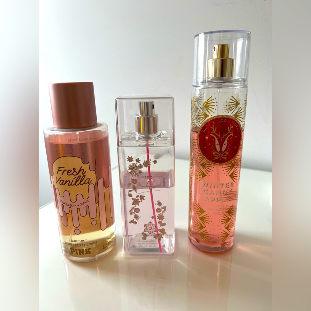 Bundle of 3 body mists